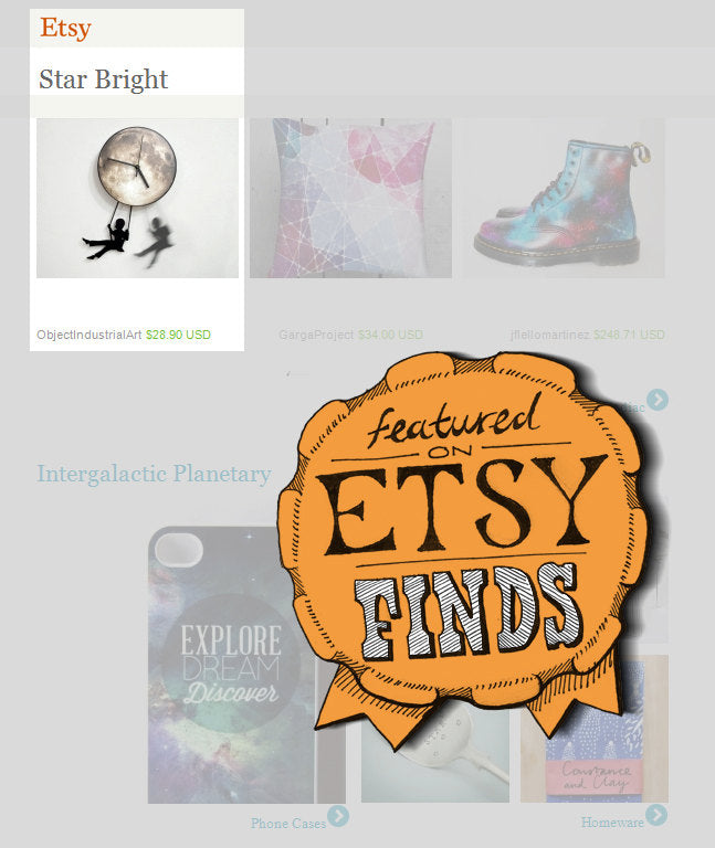 Boy climbing on The Moon - Pendulum Wall Clock