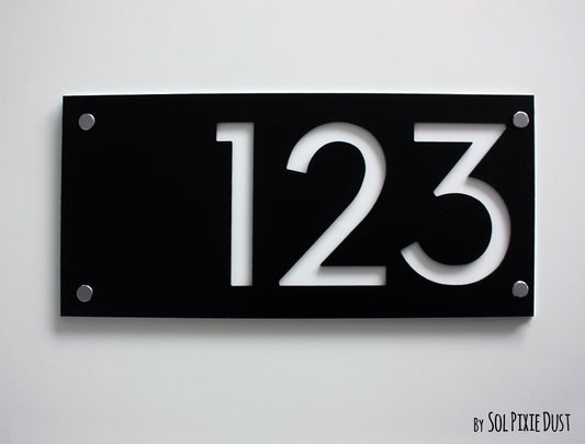 Acrylic Address Plaque - Signs