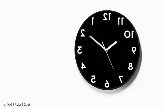 Reverse Wall Clocks