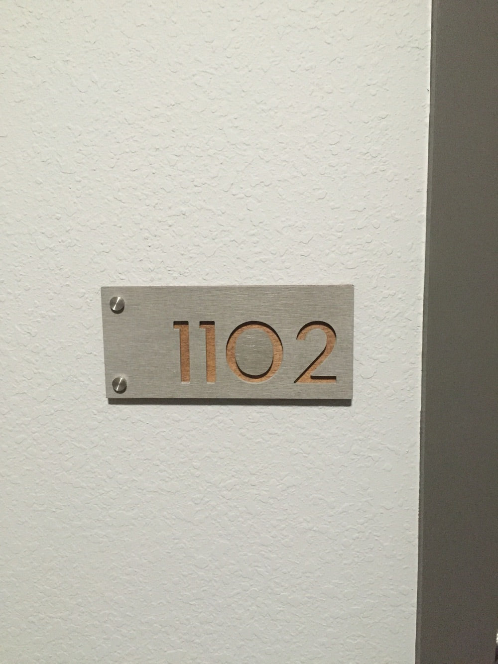 Concrete Address Plaque - Signs