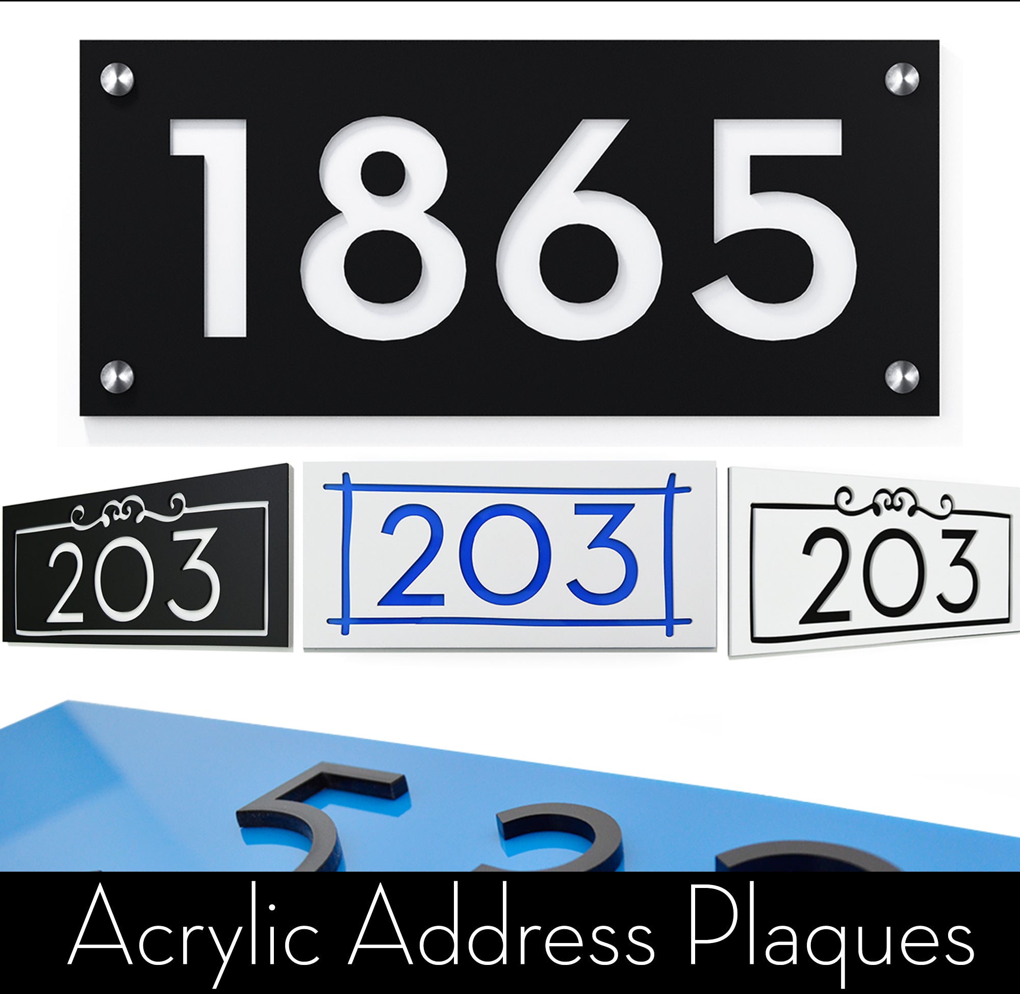 Acrylic Address Plaque – Sol Studio - SolPixieDust