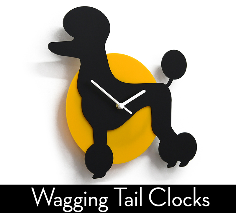 Wagging Tail Clocks