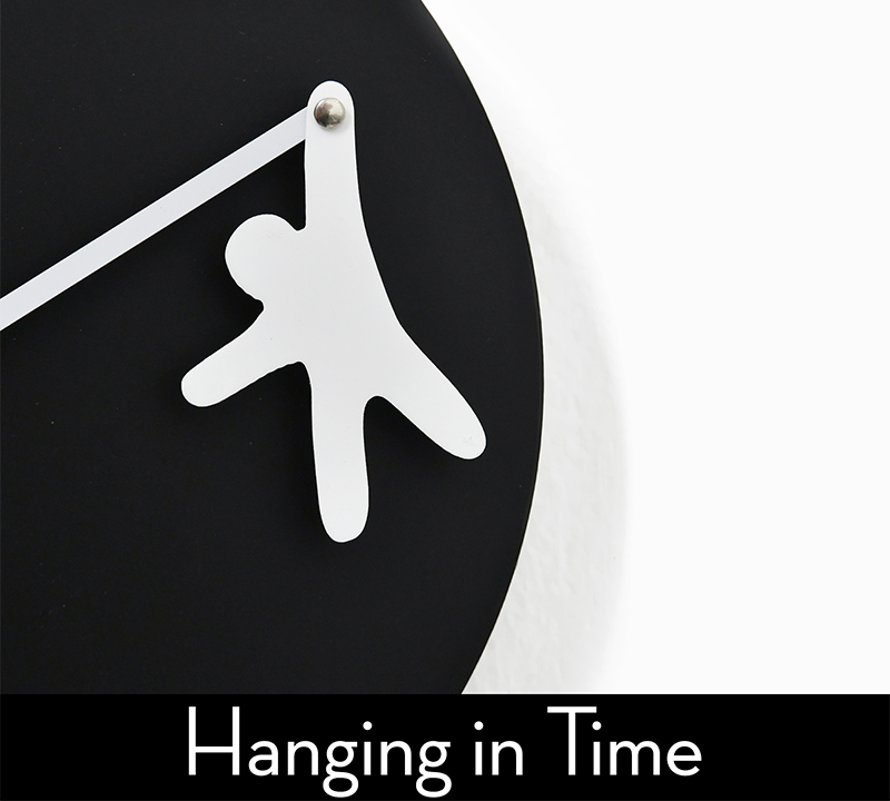 Hanging in Time Wall Clock