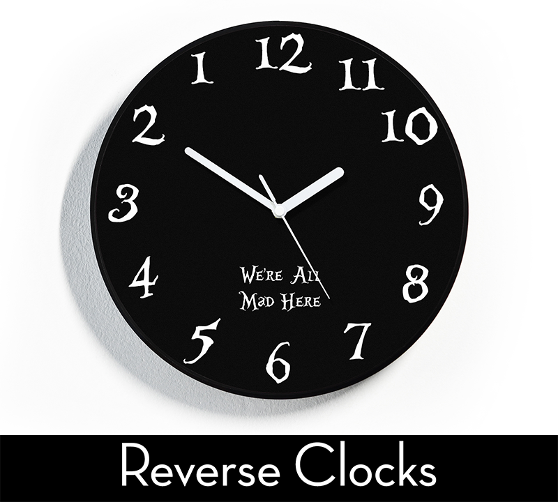 Reverse - Mirror Clocks