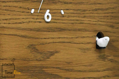 Time Box Modern Cuckoo Bird.  Cuckoo and Pendulum Wall Clock