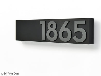 Hollow Aluminum Address Plaques - LED Signs
