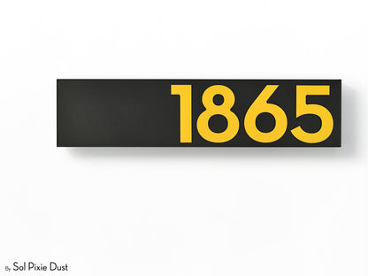 Hollow Aluminum Address Plaques - LED Signs