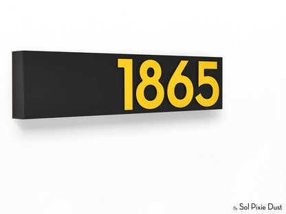 Hollow Aluminum Address Plaques - LED Signs