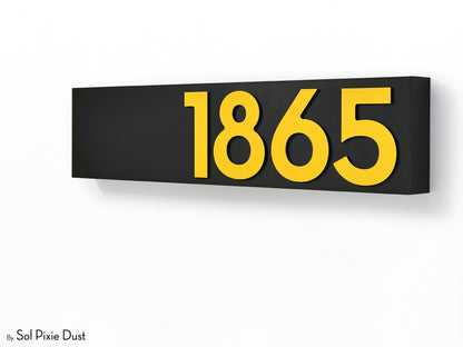 Hollow Aluminum Address Plaques - LED Signs