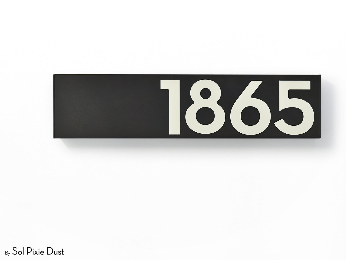 Hollow Aluminum Address Plaques - LED Signs