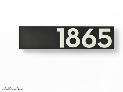 Hollow Aluminum Address Plaques - LED Signs