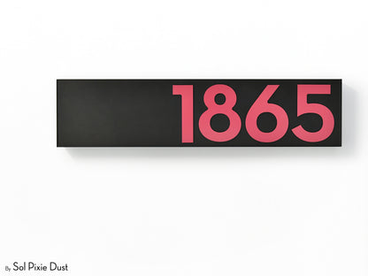 Hollow Aluminum Address Plaques - LED Signs