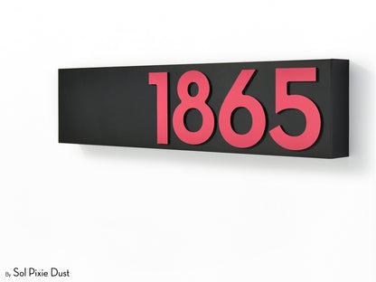 Hollow Aluminum Address Plaques - LED Signs