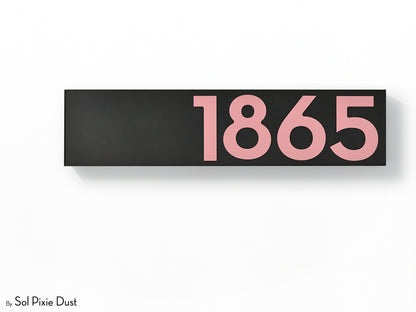 Hollow Aluminum Address Plaques - LED Signs