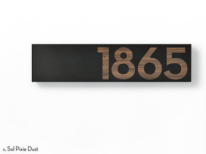 Hollow Aluminum Address Plaques - LED Signs