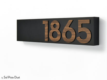 Hollow Aluminum Address Plaques - LED Signs