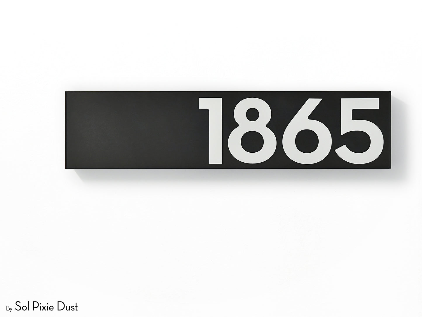 Hollow Aluminum Address Plaques - LED Signs