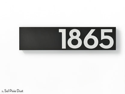 Hollow Aluminum Address Plaques - LED Signs
