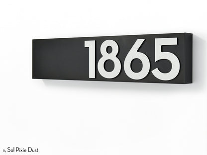 Hollow Aluminum Address Plaques - LED Signs