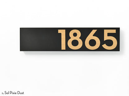 Hollow Aluminum Address Plaques - LED Signs