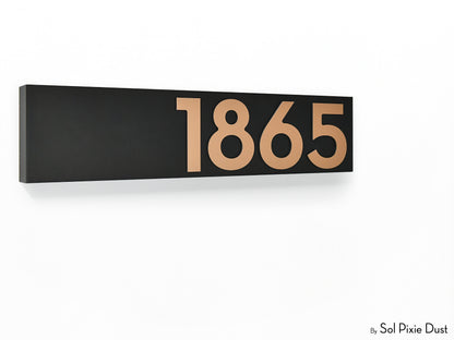 Hollow Aluminum Address Plaques - LED Signs