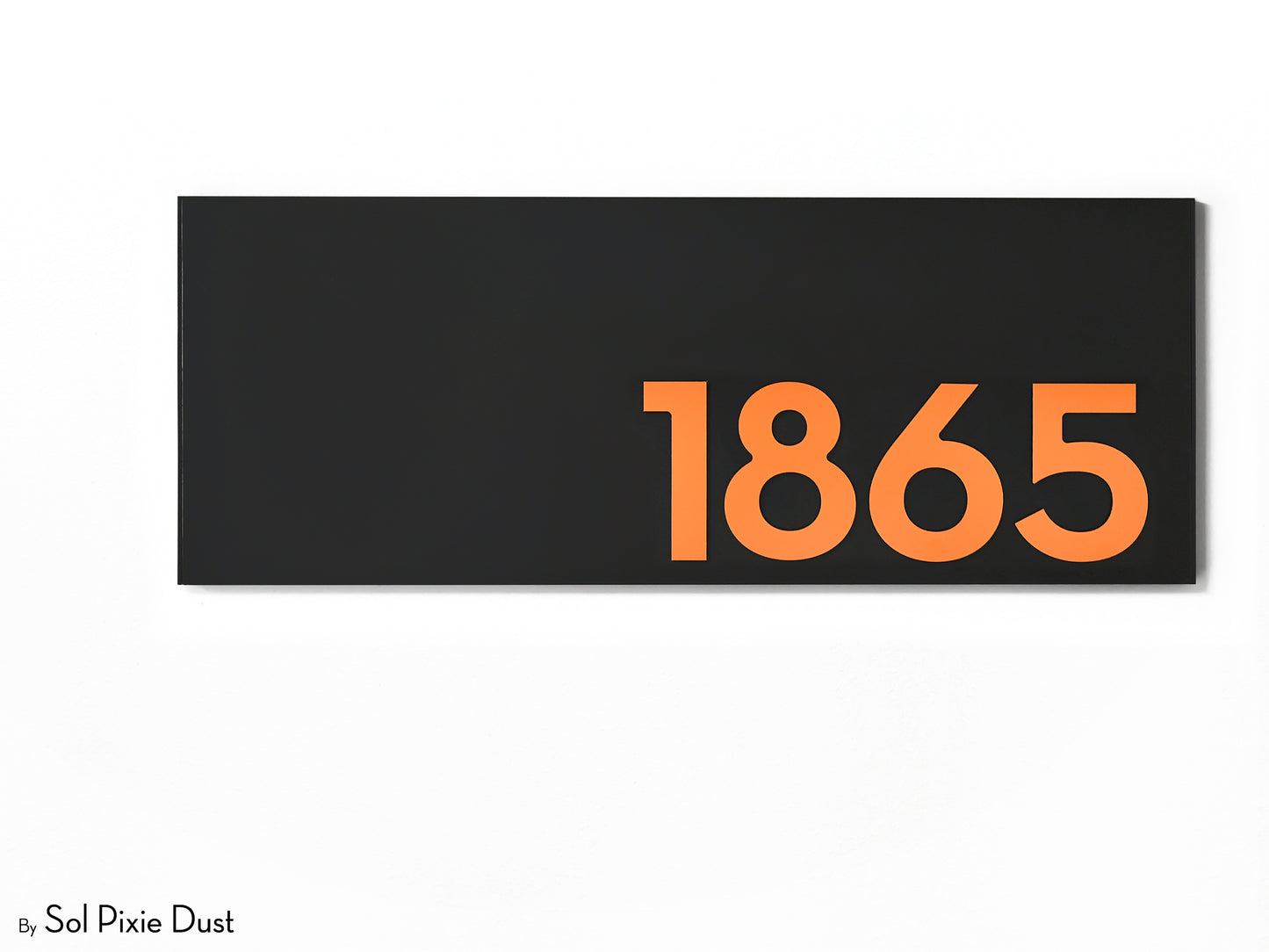 Hollow Aluminum Address Plaques - LED Signs