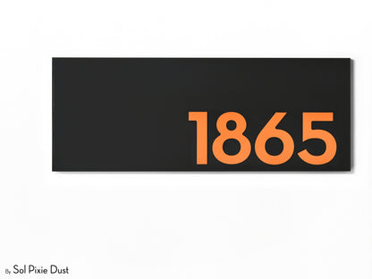 Hollow Aluminum Address Plaques - LED Signs