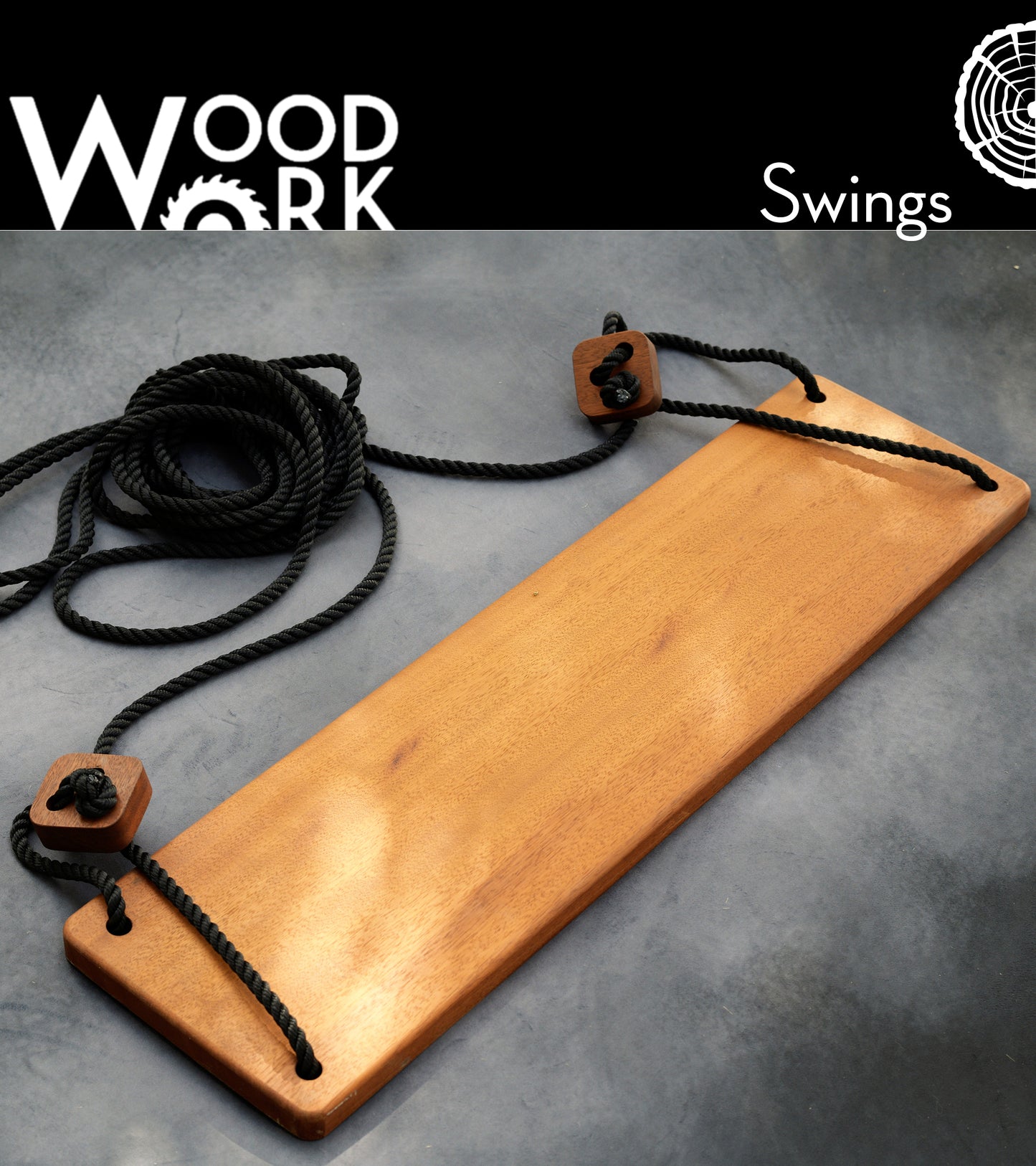 Wooden Rope Swing