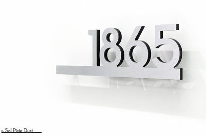 Underline House Numbers - LED Signs with Name / Address