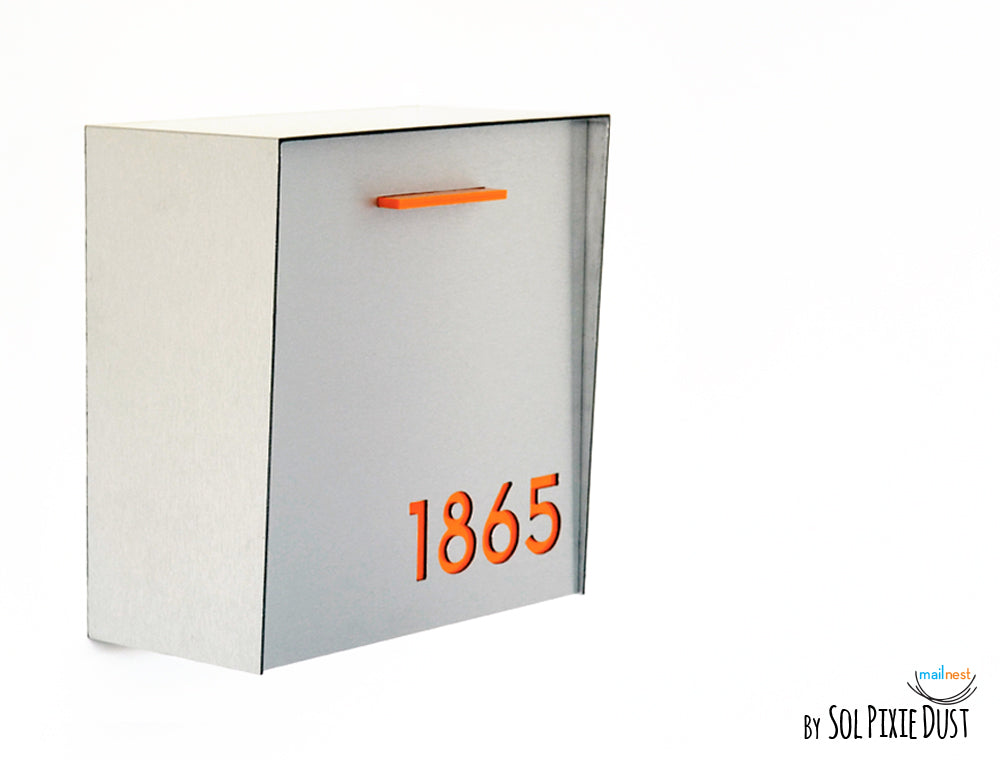 Type 1 - Wall Mounted Mailbox with Custom Door Styles & Body Colors