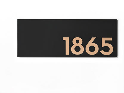 Hollow Aluminum Address Plaques - LED Signs