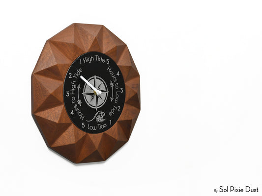 3d Wooden Tide Wall Clock