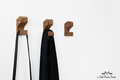 Wall Pegs and Racks - Wooden Hooks