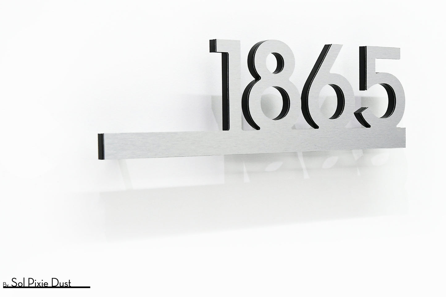 Underline House Numbers - LED Signs with Name / Address