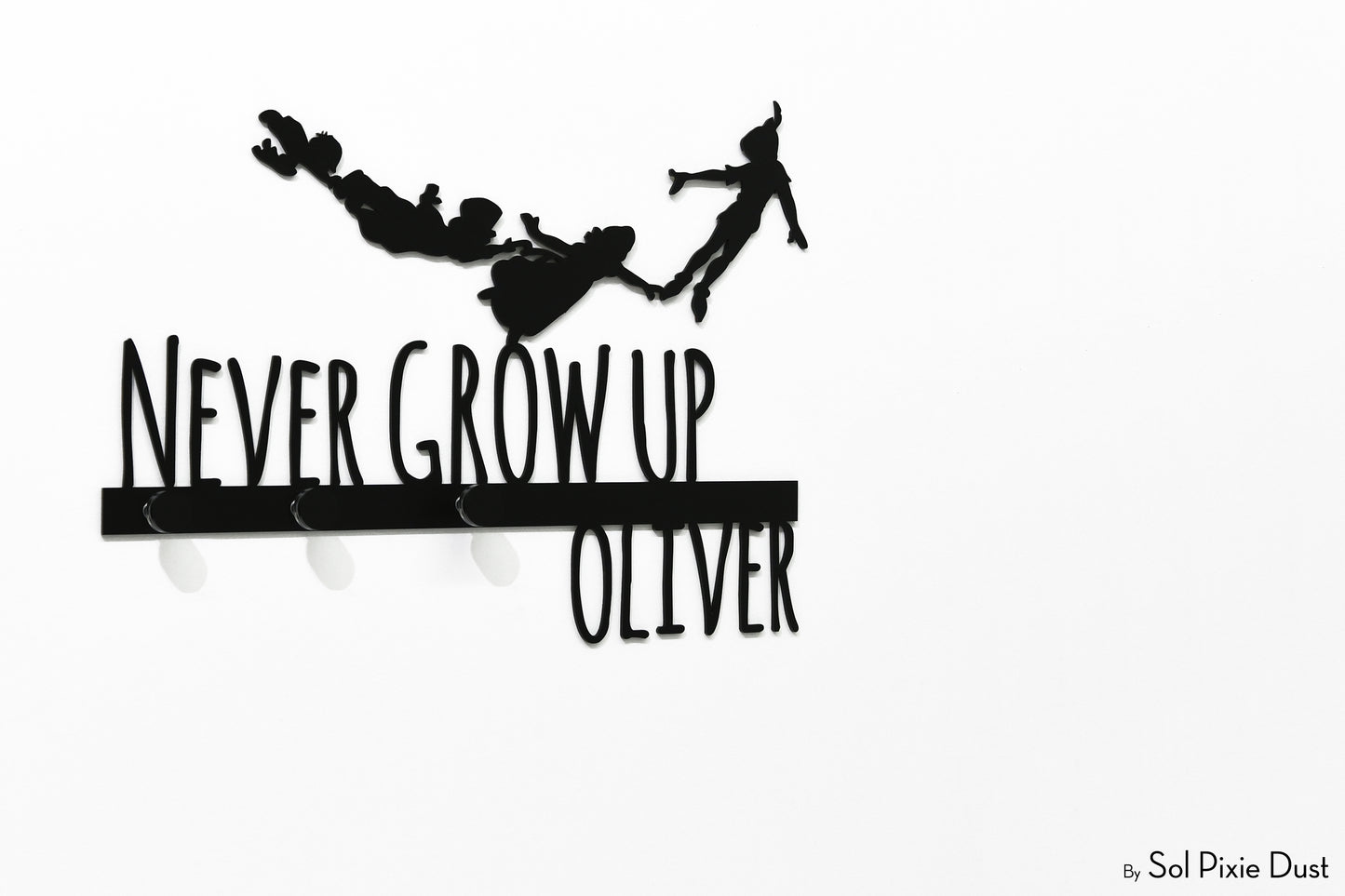 Wall Pegs and Racks - Custom Wall Hook Name