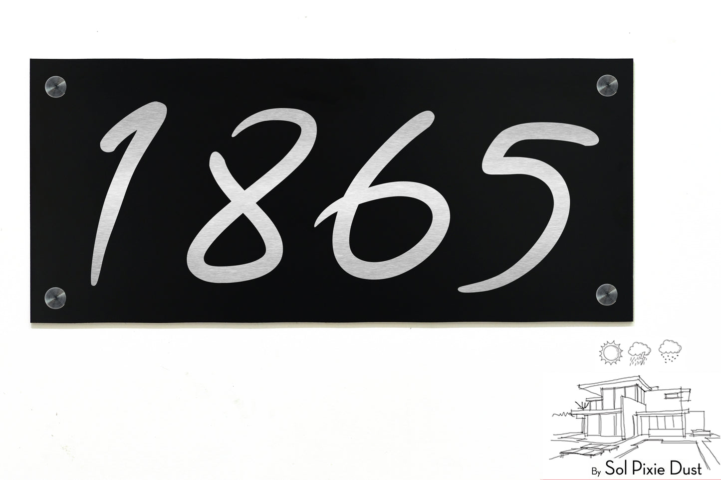 Aluminum (ACP) Engraved Address Plaque