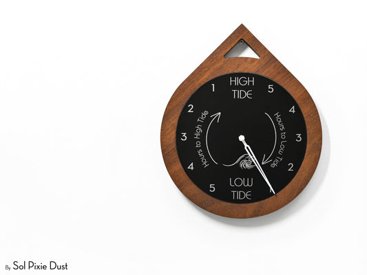 Pin Wooden Tide Wall Clock