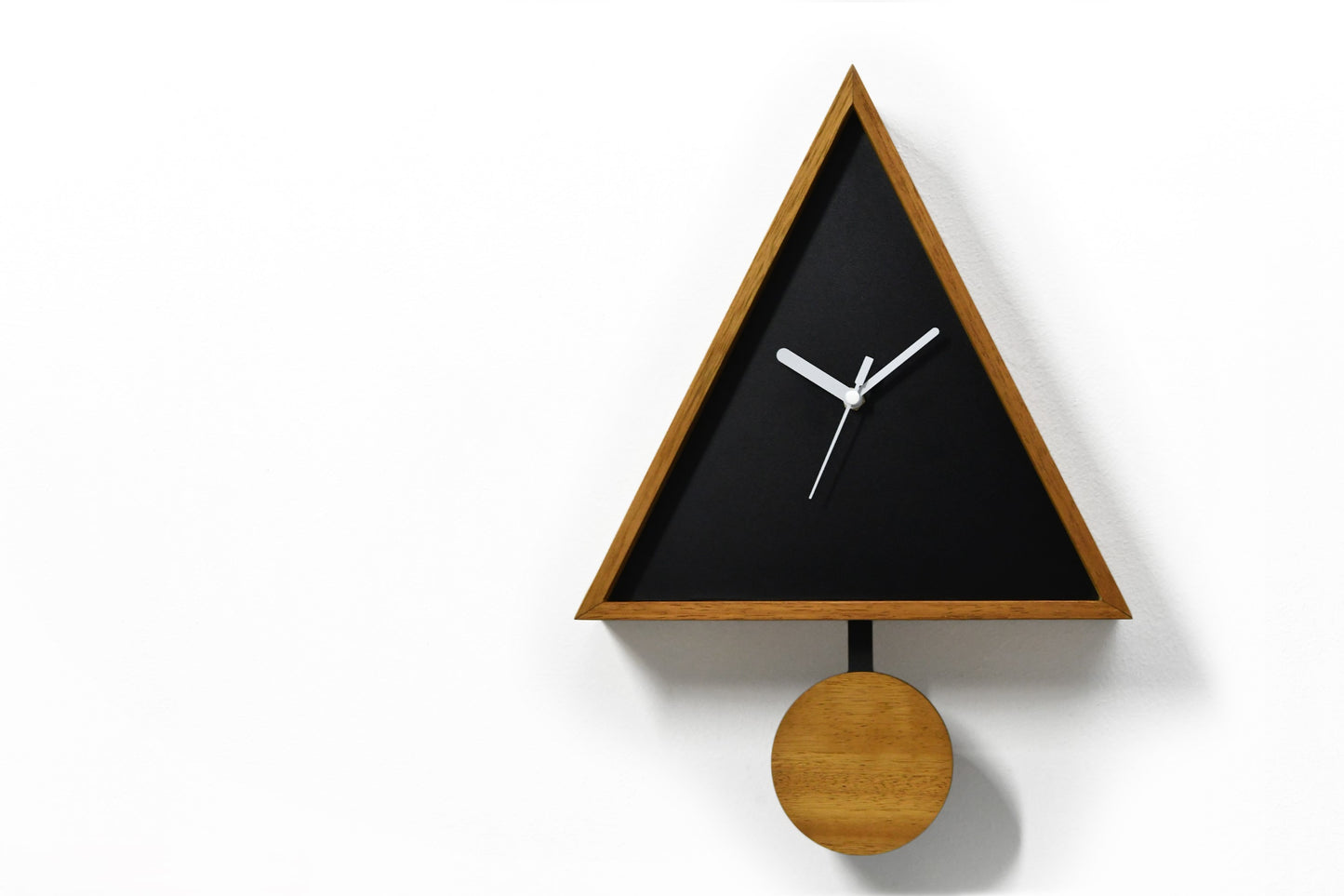Cabin Cuckoo Bird Wall Clock - Table Clock - Solid Iroko Wood or White Oak
