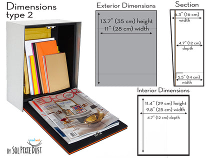 Modern Wall Mounted Mailbox Type 2
