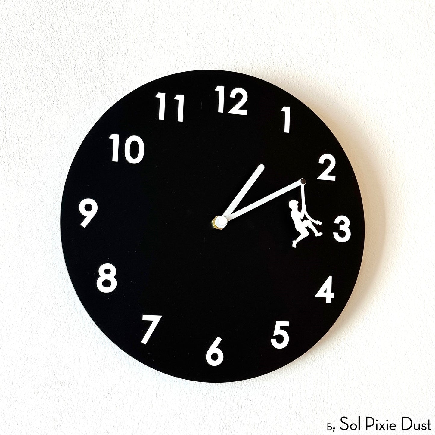 Hanging in Time Wall Clock