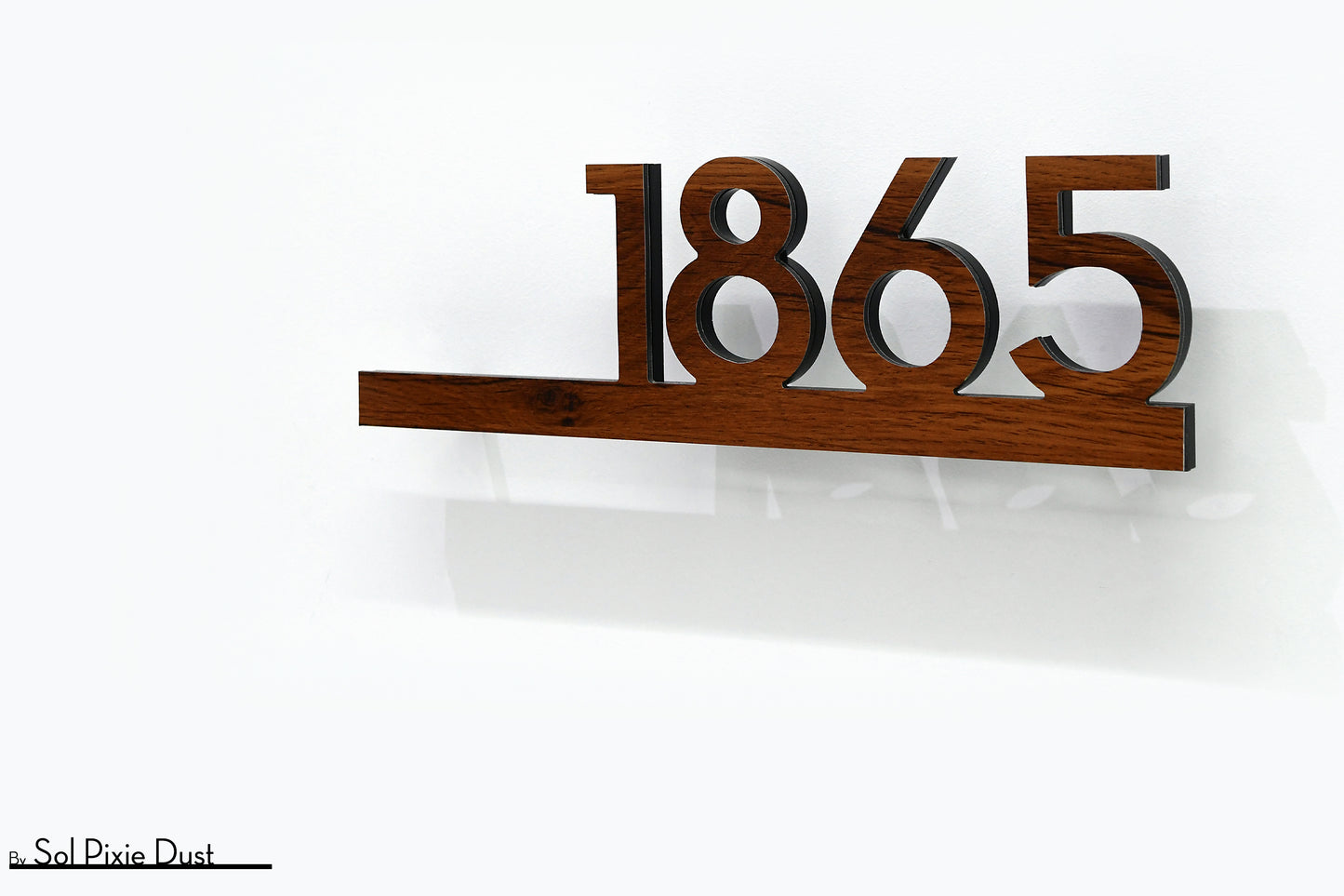 Underline House Numbers - LED Signs with Name / Address