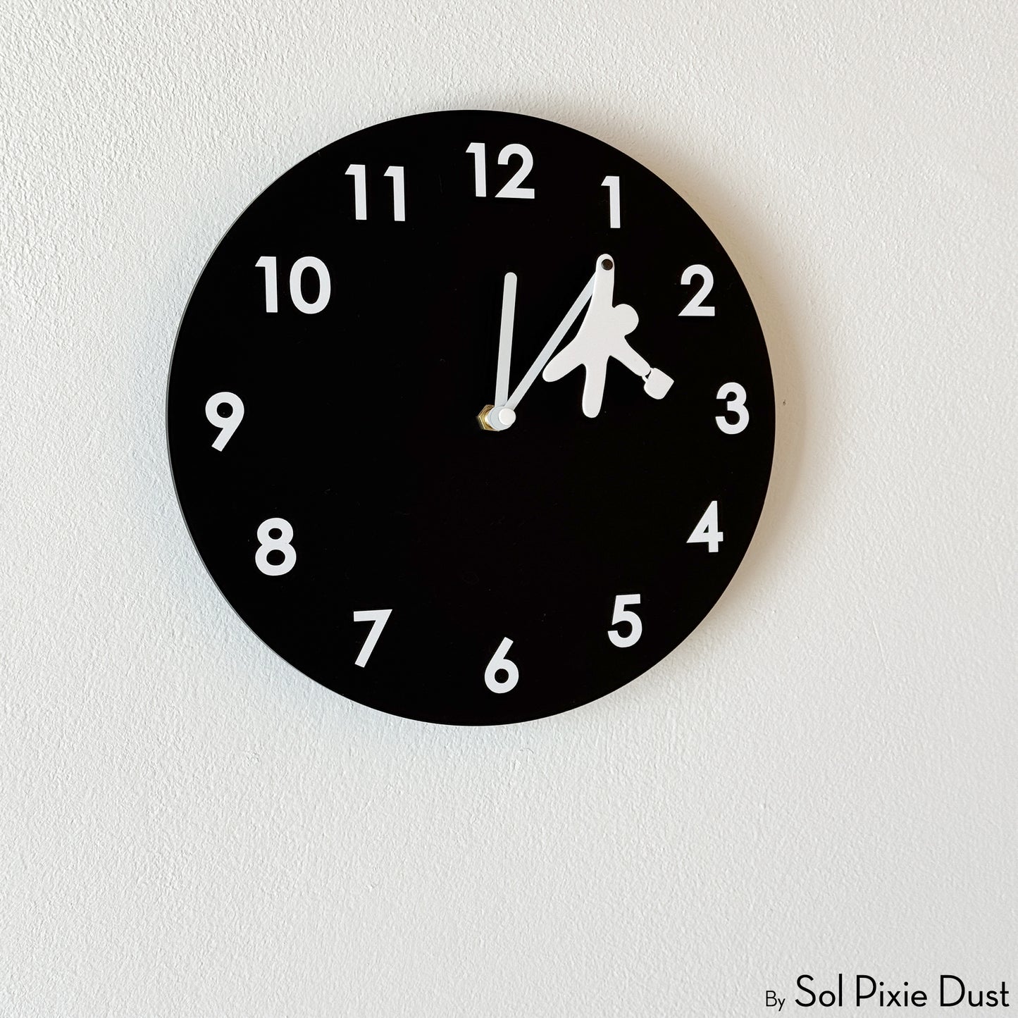 Hanging in Time Wall Clock