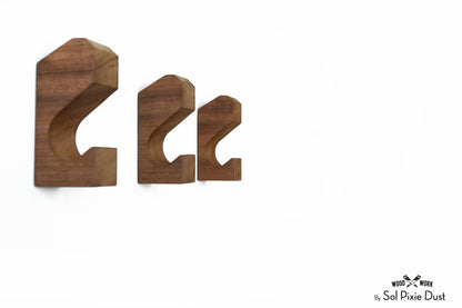 Wall Pegs and Racks - Wooden Hooks