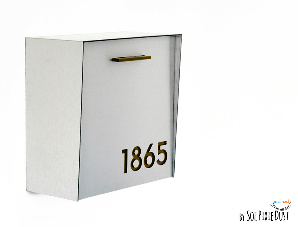 Type 1 - Wall Mounted Mailbox with Custom Door Styles & Body Colors