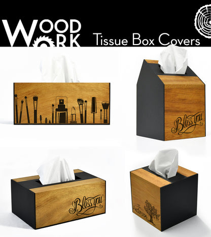 Wooden Tissue Box Covers