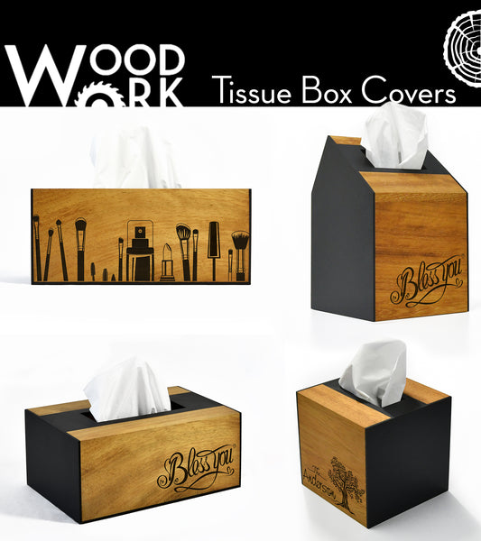 Wooden Tissue Box Covers