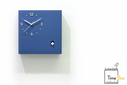 Time Box Modern Cuckoo Bird.  Cuckoo and Pendulum Wall Clock