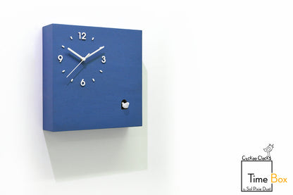 Time Box Modern Cuckoo Bird.  Cuckoo and Pendulum Wall Clock