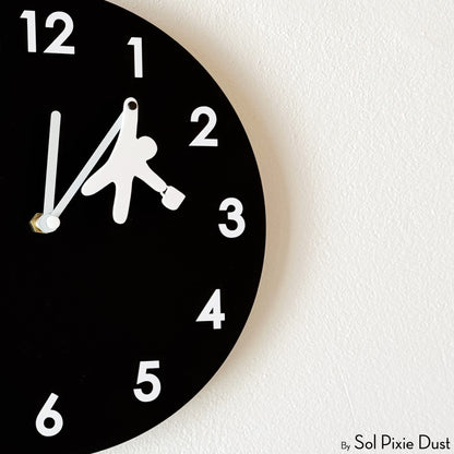 Hanging in Time Wall Clock