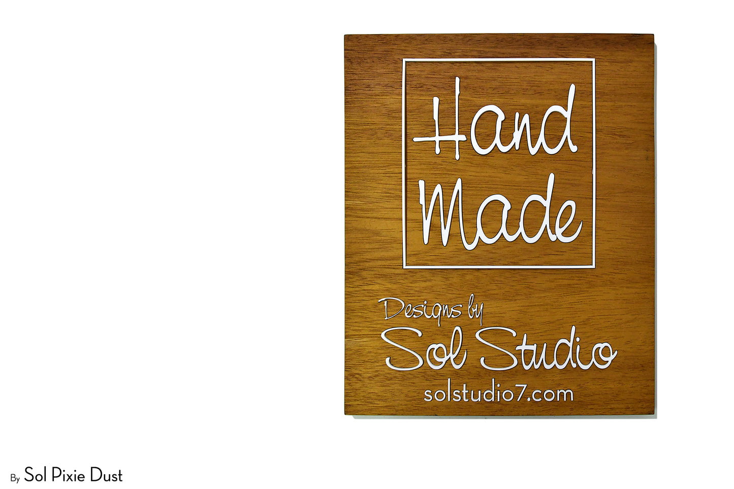 Solid Wood Address Plaques African Teak (Iroko) - Signs